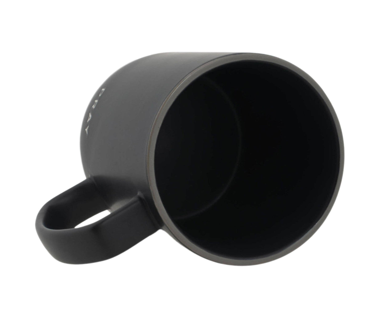 Black Ceramic Mugs | Pray Mug ☕️